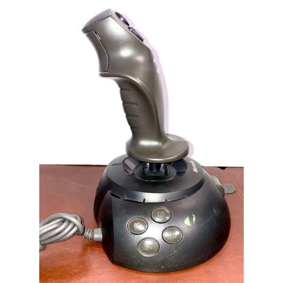 Microsoft SideWinder USB Joystick Flight Simulator Controller - PC Gaming - USED - Picture 2 of 5